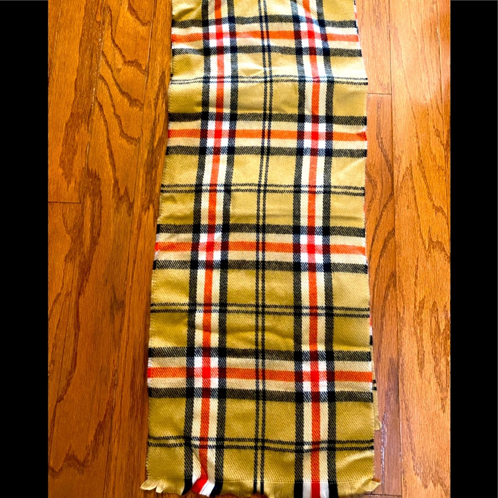 UNISEX PLAID SCARF